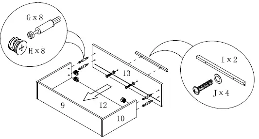 Glendale 2706GRTV 4-Piece Entertainment Centre-19