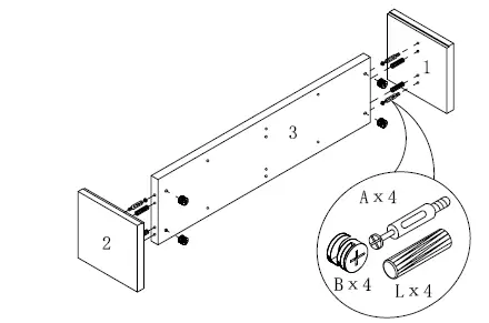 Glendale 2706GRTV 4-Piece Entertainment Centre-3