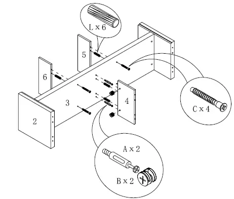 Glendale 2706GRTV 4-Piece Entertainment Centre-4
