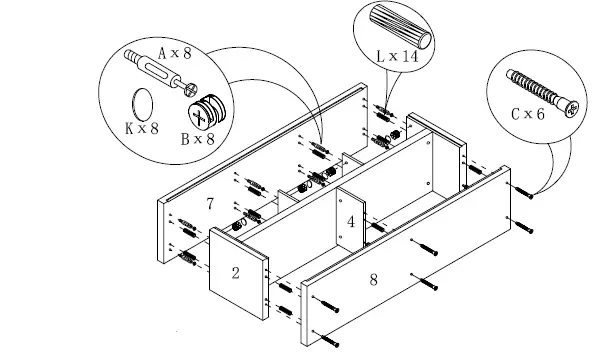 Glendale 2706GRTV 4-Piece Entertainment Centre-5