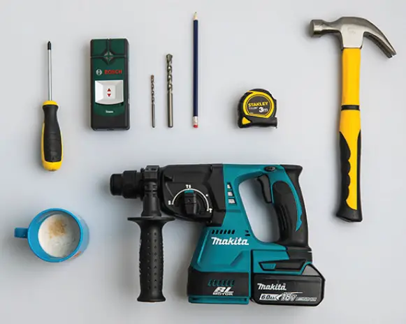 blue built BBRWM3243 Monitor TV Steun-2