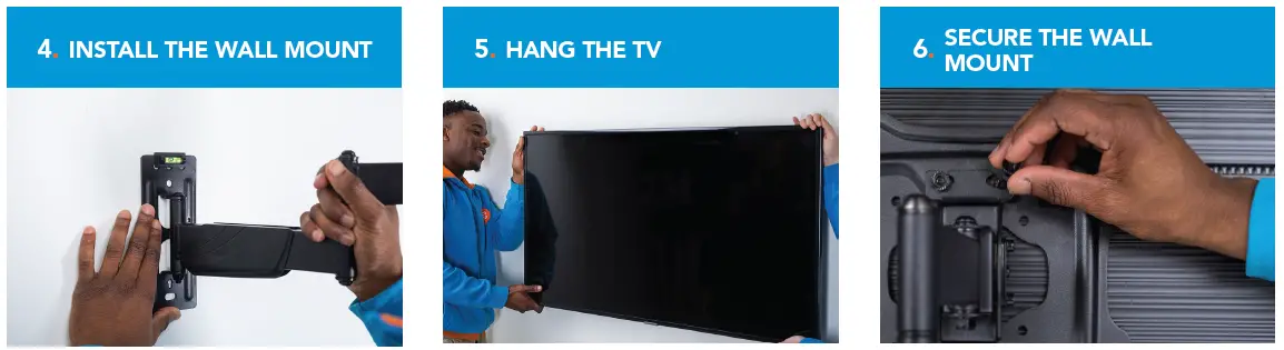 blue built BBRWM3243 Monitor TV Steun-4