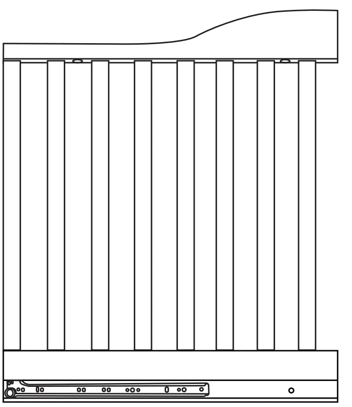 M1921 Piedmont 4-In-1 Convertible Crib Part