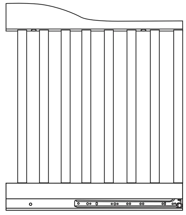 M1921 Piedmont 4-In-1 Convertible Crib Part