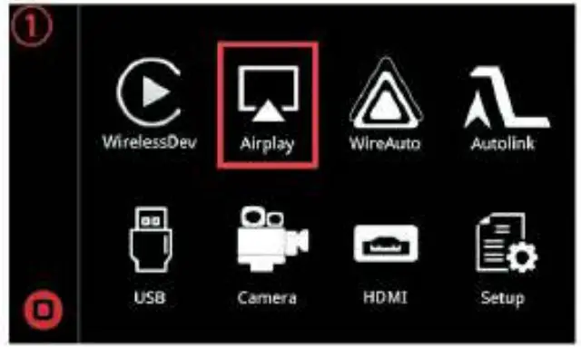 Wireless Airplay connection
