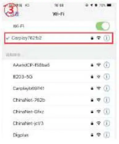Wireless Airplay connection