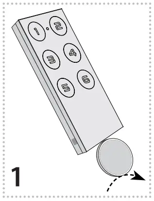 inELS RF KEY 40 60 Key Fob Controller-fig2