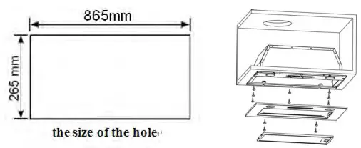 Euro Appliances EP900UMS2 90cm Undermount Rangehood - INSTALLATION 2