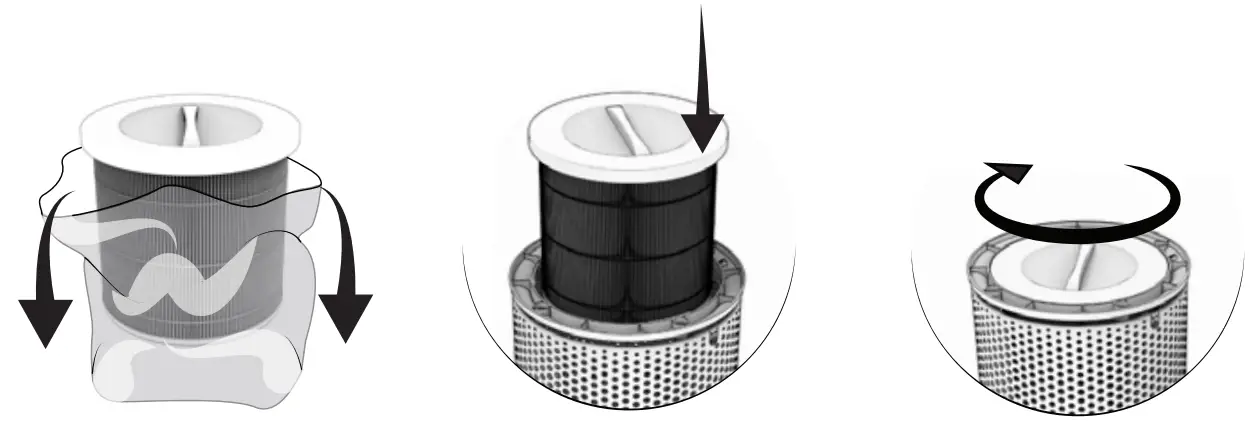 LIFAair LAX200 Smart Air Purifier - Filter 3