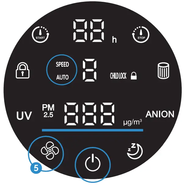 LIFAair LAX200 Smart Air Purifier - Filter 7