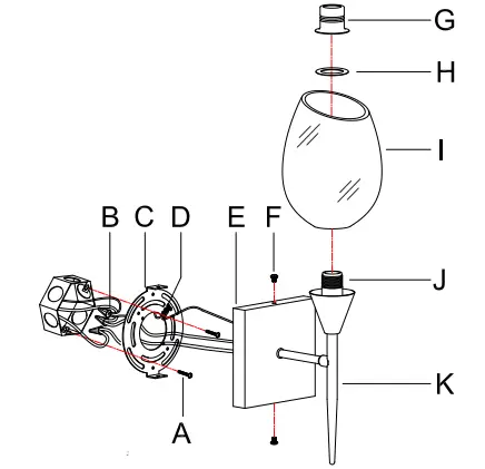 Uolfin -5106315-4.7-Inch-W-1-Light-Matte-Black-with-Cup-Glass-Modern-Contemporary-Wall-Sconce-FIG3