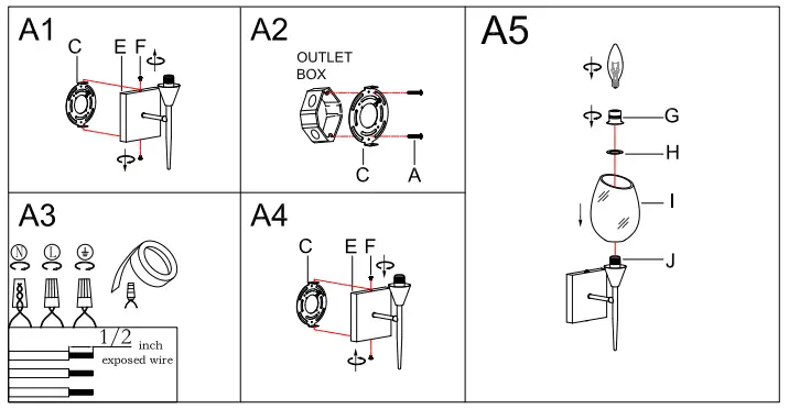 Uolfin -5106315-4.7-Inch-W-1-Light-Matte-Black-with-Cup-Glass-Modern-Contemporary-Wall-Sconce-FIG4