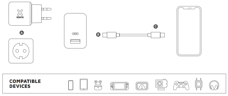 xtrom XA2030 30W Volt Charger - CHARGING YOUR DEVICE