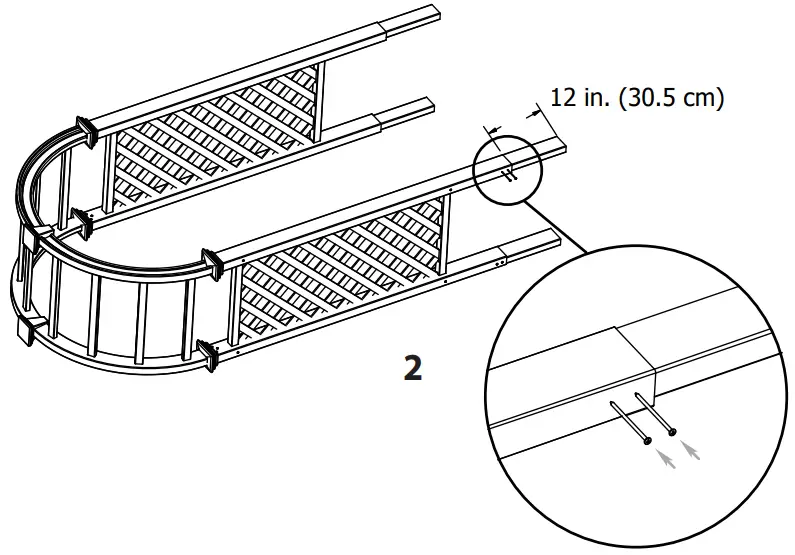 vita VA68103 Livingston Arbor Arch Installation - FIGURE 7