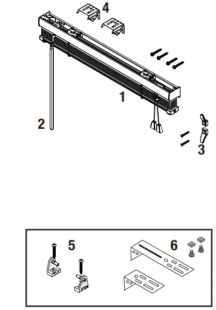 embed Aluminum Blinds with Hidden Brackets-fig4