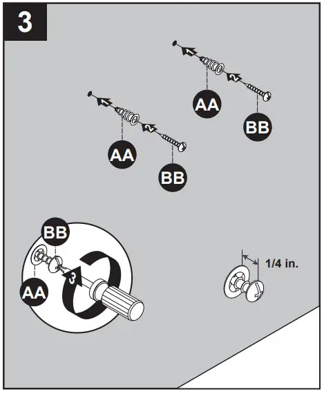 allen roth 1789MR-22-201 22-in W x 30-in H Slate Blue Rectangular Framed Bathroom Vanity Mirror - need to drill pilot