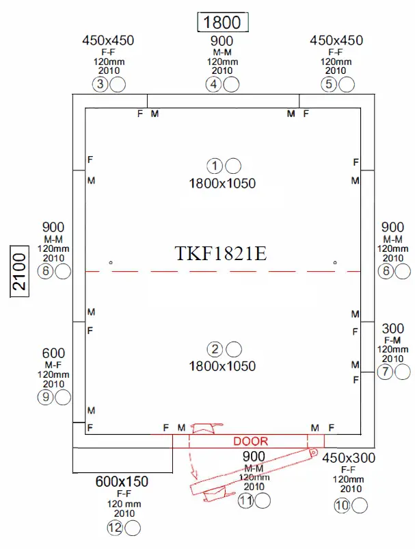 ggm gastro TKF1821E Stainless Steel Freezer Cell 2