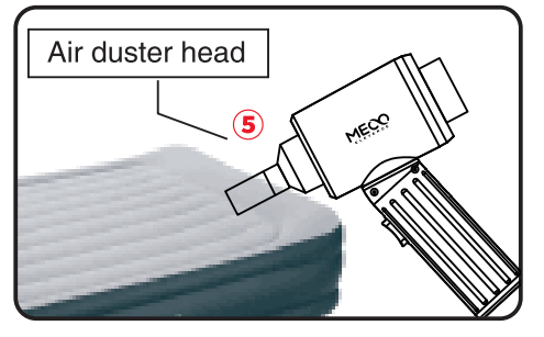 MECO ME-CR2 Air Duster Vacuum Cleaner - fig 10