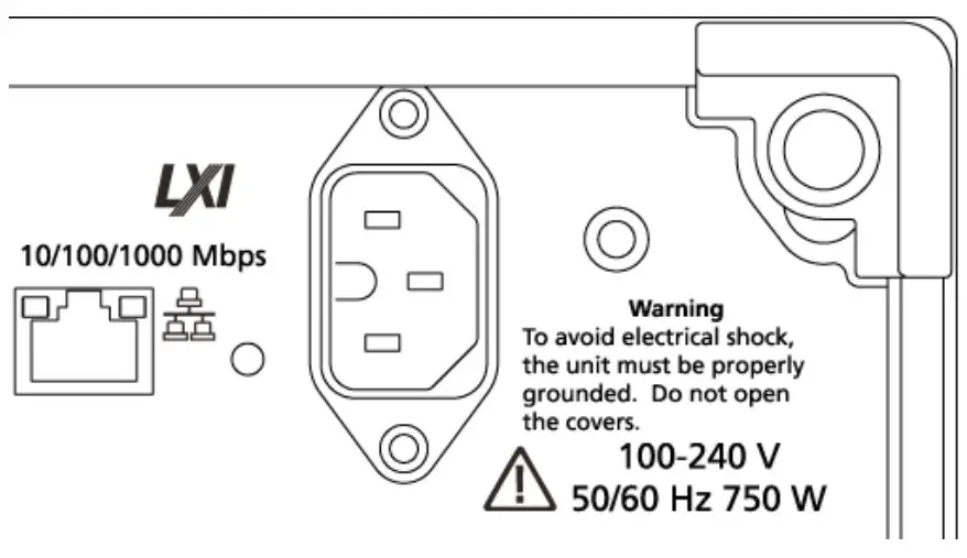 Power off the instrument