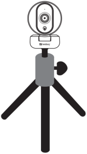 134-12 Streamer USB Webcam Pro - Mounting - On a PC Tripod