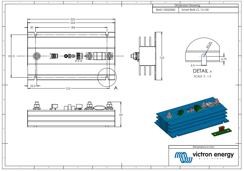 victron energy Smart BMS CL 12-100 Battery Management System - Smart BMS