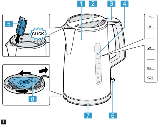 BOSCH TWK3A Cordless Electric Kettle-fig3