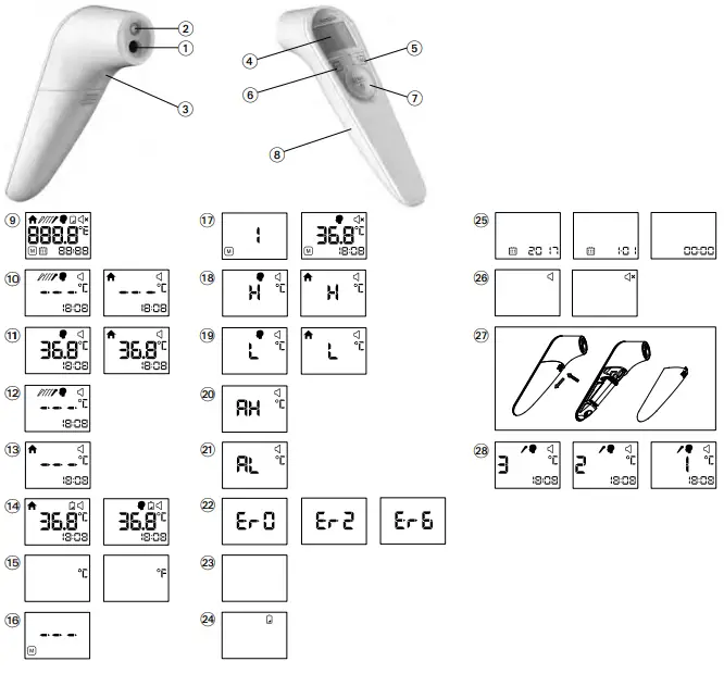 microlife NC200 Non Contact Thermometer-1