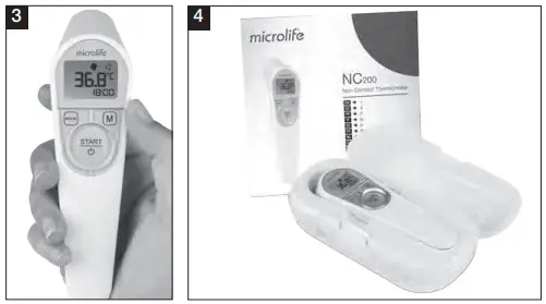 microlife NC200 Non Contact Thermometer-Microlife NC 200