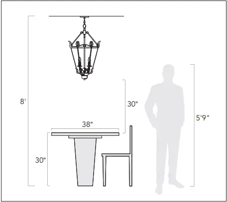 GOLDEN LIGHTING 0865-A1W Wall Sconce Light 2