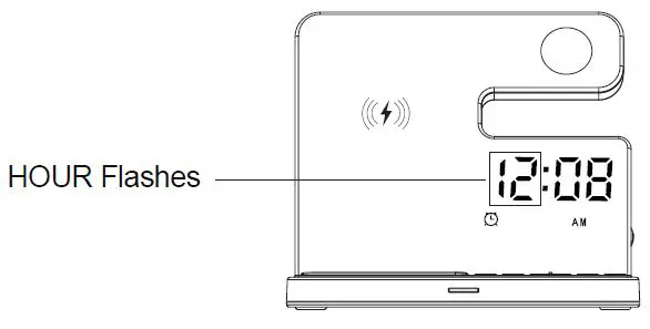 BUFFBEE-BK12-Alarm-Clock-with-Wireless-Charger-fig- (9)