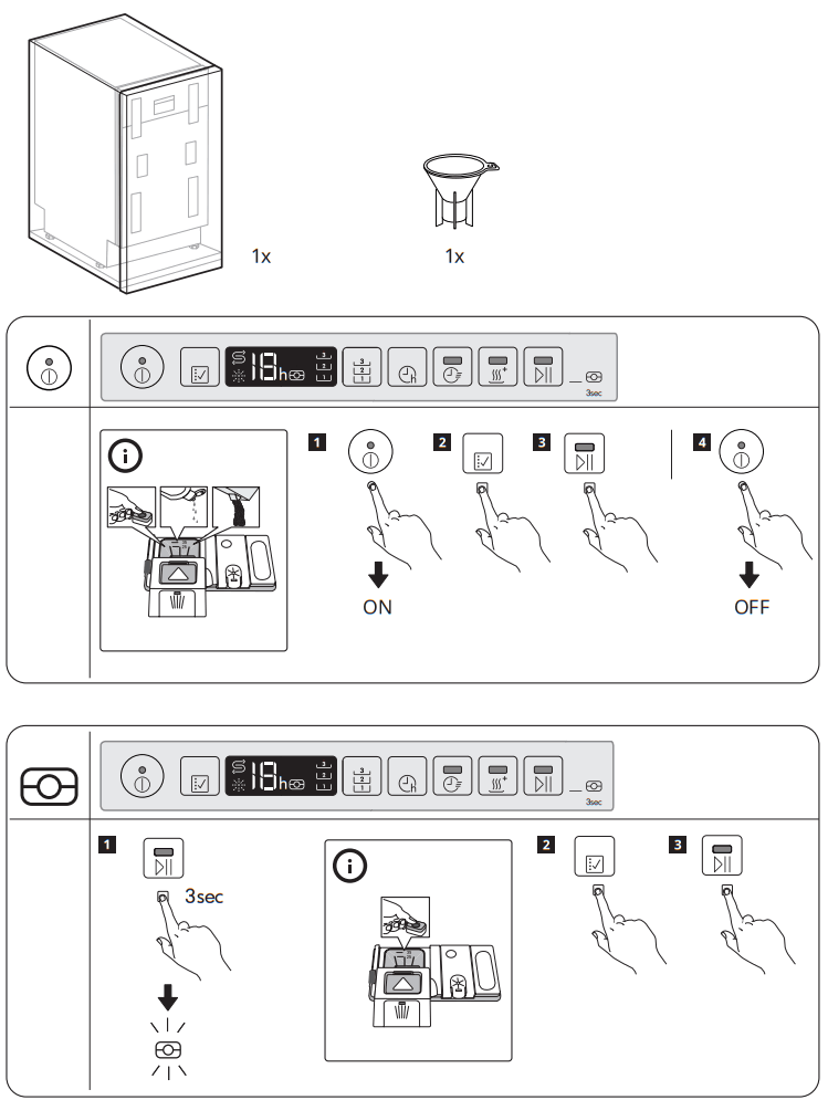 IKEA 30475624 FINPUTSAD Integrated Dishwasher