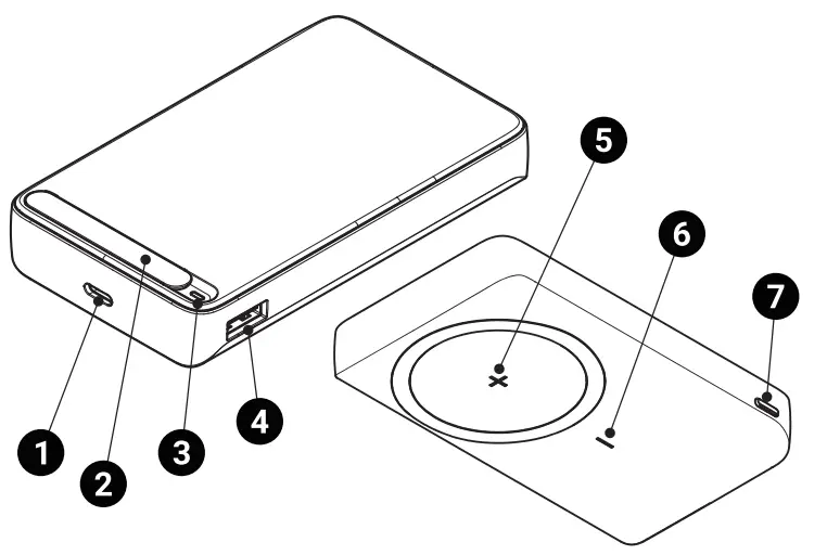 thecoopidea CP-PB26 STACK PRO 10000mAh Magnetic Wireless Power Bank - parts