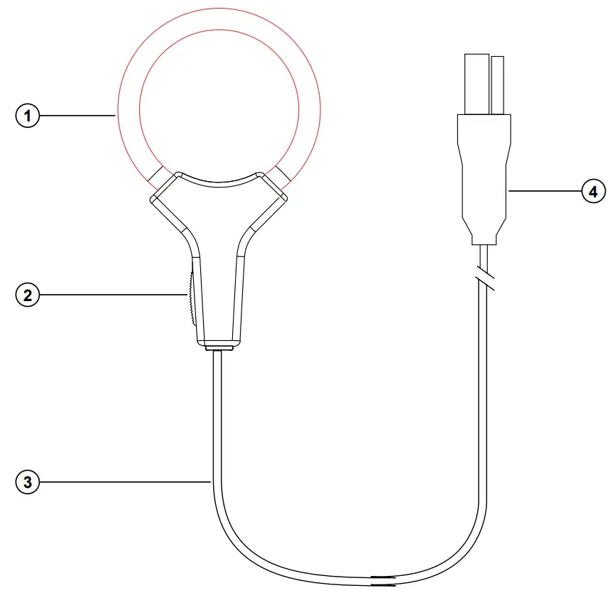 AEMC 193 24 BK 24 Inch AmpFlex Current Probe - MiniFlex