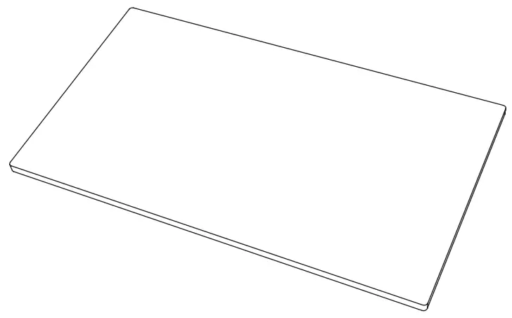 VIVO DESK-TOP6WE White 60 Inch x 24 Inch Dry Erase Table Top -