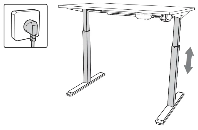 VIVO DESK-TOP6WE White 60 Inch x 24 Inch Dry Erase Table Top - electric height