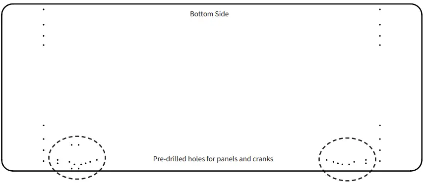 VIVO DESK-TOP6WE White 60 Inch x 24 Inch Dry Erase Table Top - using screws