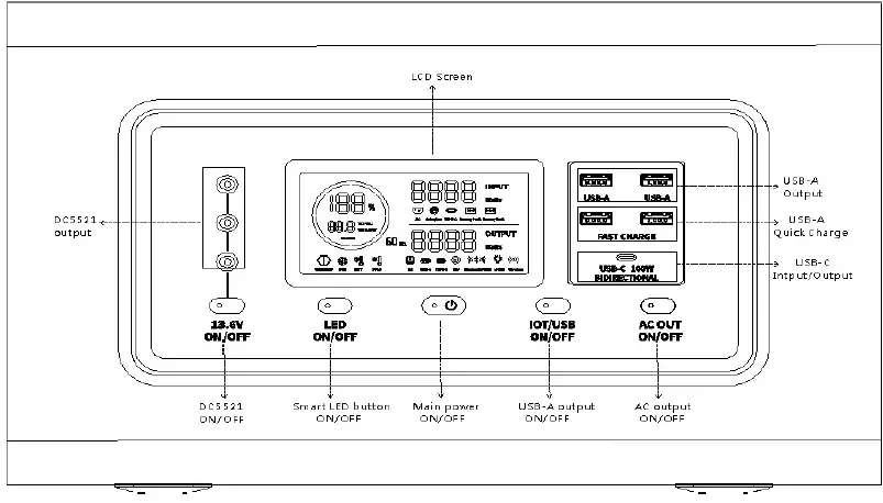 pecronPE-1000-Portable-Power-Station-FIG-1