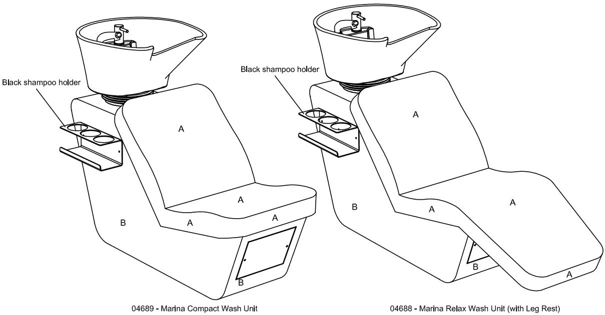 REM 04688 Marina Wash Unit - Figure 1