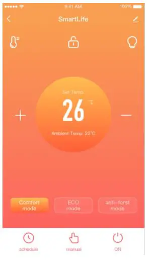 SolAire Vitra Panel Heater - Controlling the Heater