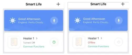 SolAire Vitra Panel Heater - Using the WiFi App