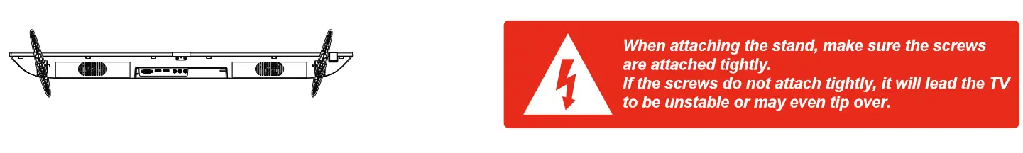 DENVER LDS-4075 Smart TV with DVB-T2 S2 DVB-C - Tip Over