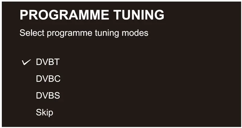 DENVER LDS-4075 Smart TV with DVB-T2 S2 DVB-C - Turning