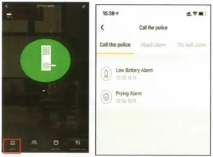 DMAX H2 TYW Smart Lock - Alarm