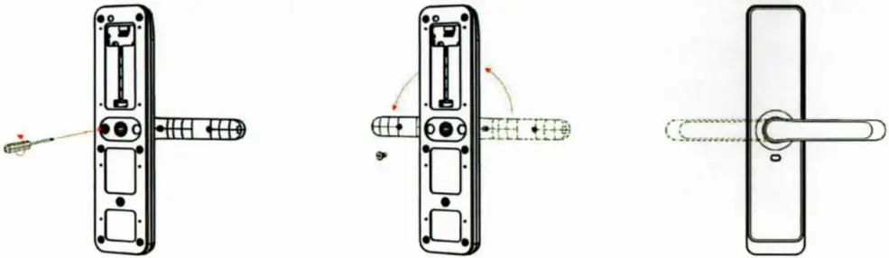 DMAX H2 TYW Smart Lock - Back Panel
