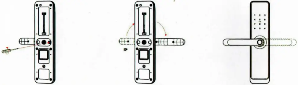 DMAX H2 TYW Smart Lock - Front Panel