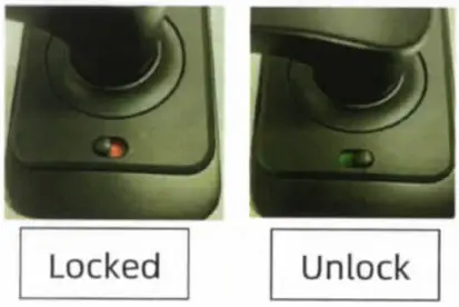 DMAX H2 TYW Smart Lock - Locking Button2