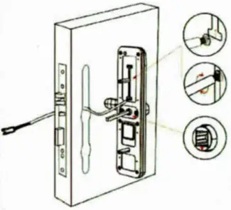 DMAX H2 TYW Smart Lock - Screw Casing