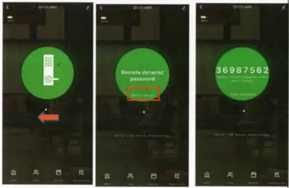 DMAX H2 TYW Smart Lock - dynamic password