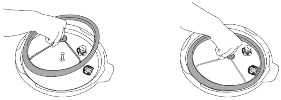 KALORI K Pressure Cooker 10-IN-1 EPCK 45026 BK -holding