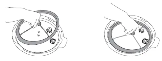 KALORI K Pressure Cooker 10-IN-1 EPCK 45026 BK -lid